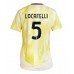 Juventus Manuel Locatelli #5 Borte Drakt Dame 2024-25 Kortermet